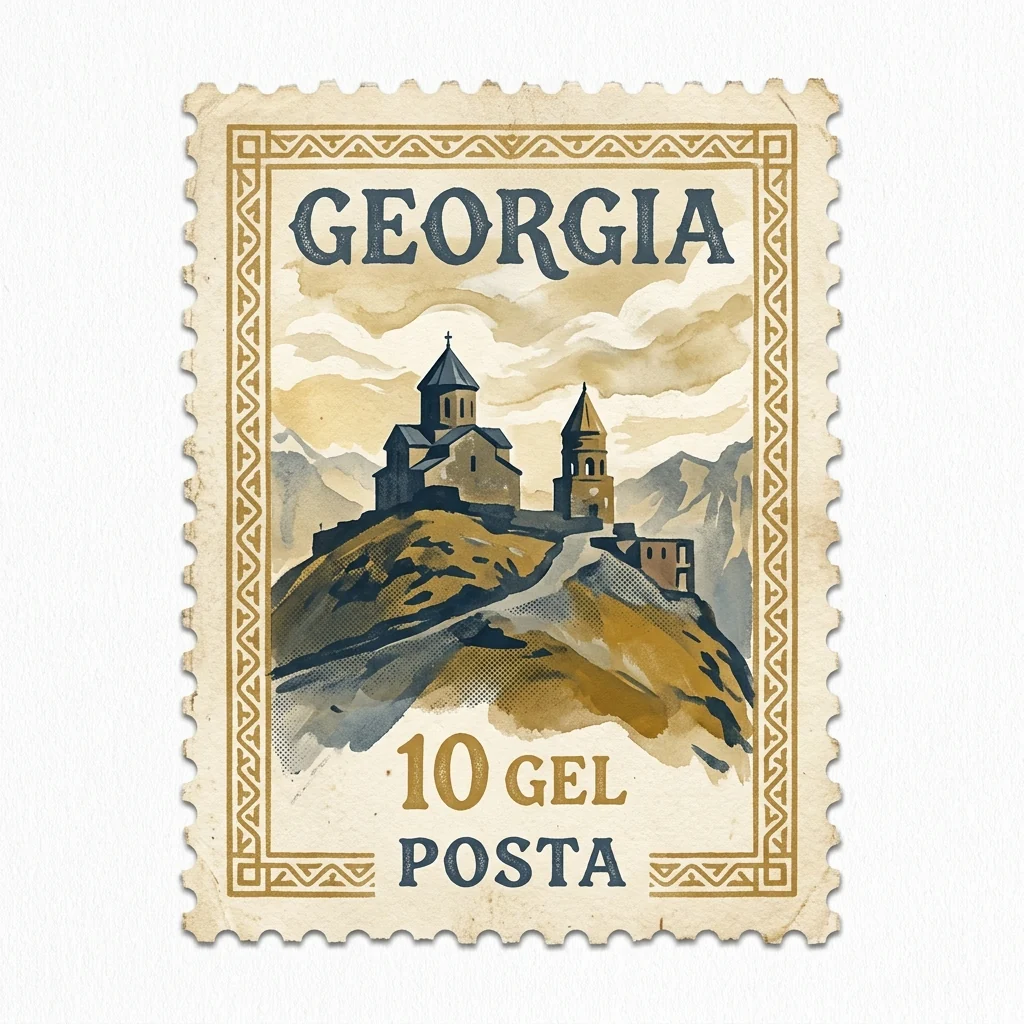 Travel stamp of Georgia