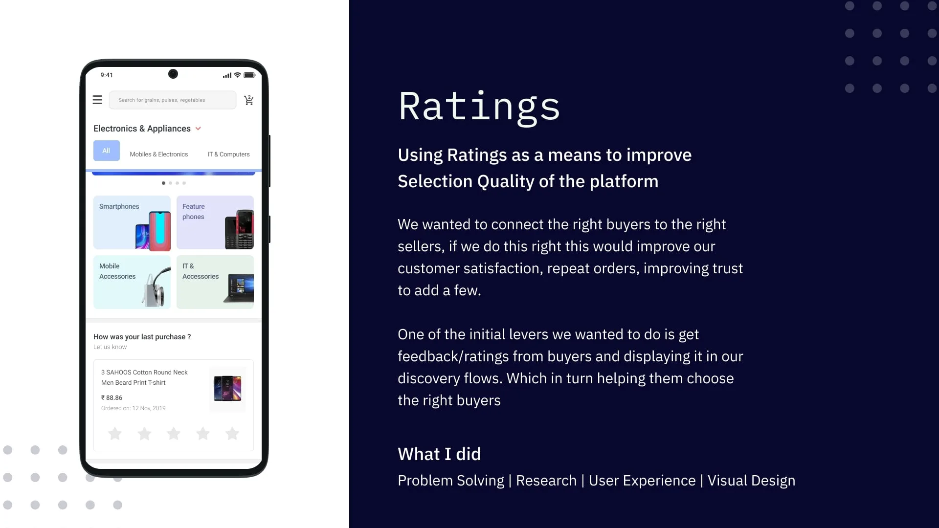 Udaan ratings and review system screen