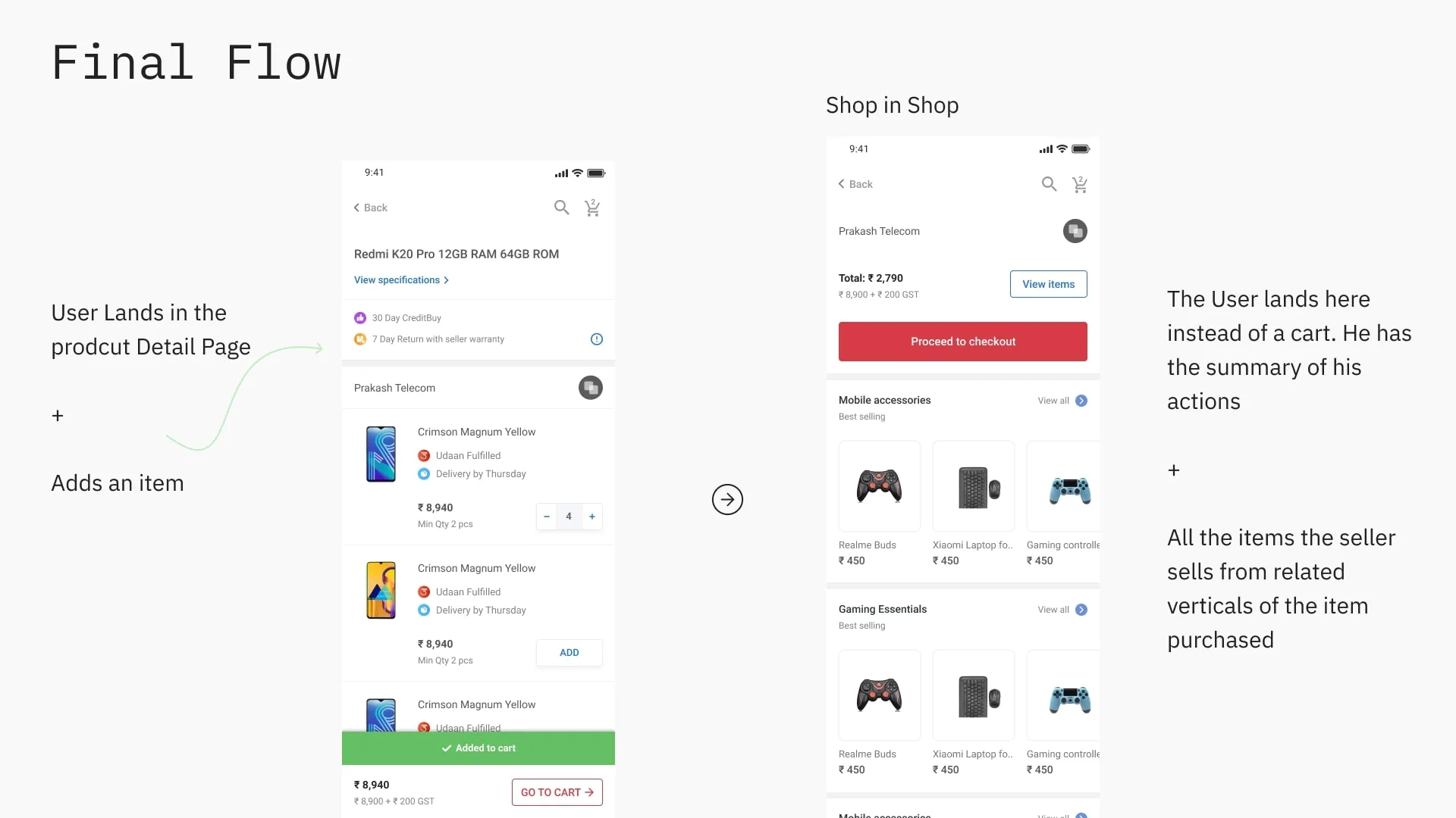 Udaan marketplace screen